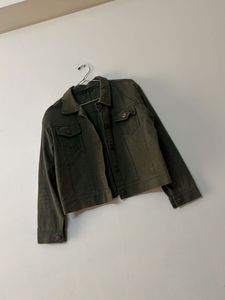 Olive Green Denim Jacket