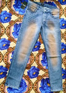 Brand New Shein Acid Wash Jeans (Unique Tinted)