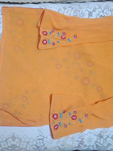 Floral Embroidered Kurta