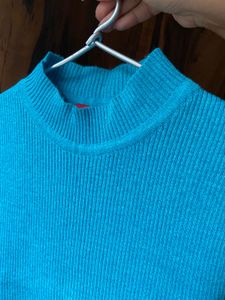Vintage Blue Knit Sweater