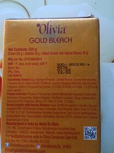 Olivia Gold Bleach Saffron