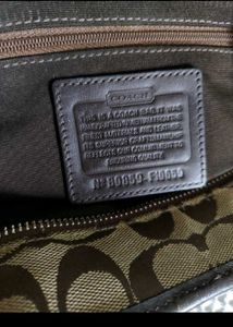 Authentic Coach Signature Shoulder Tote Bag