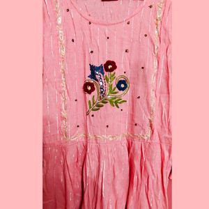Pink Kurta Women(L)Size