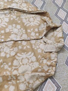 Floral Print Button-Down Shirt