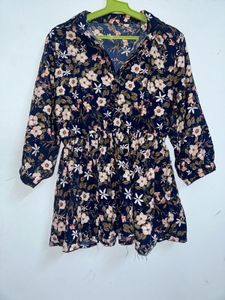Floral Print Mini Dress
