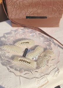 Cute Hair Clips Set with small pearl pack of 5