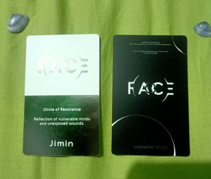 Official Jimin Face Photocards