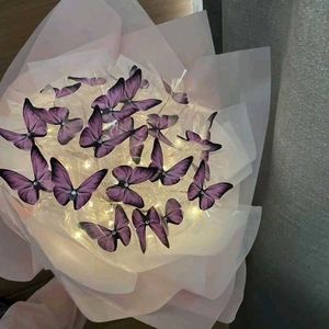 Butterfly Bouquet With Fairy Lights ⚡