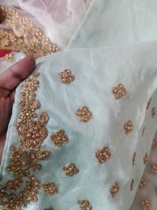 HEAVY NET PAKISTANI EMBROIDERY DRESS