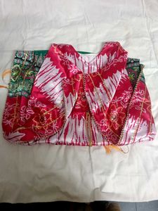 Pink Tie-Dye Kaftan Dress