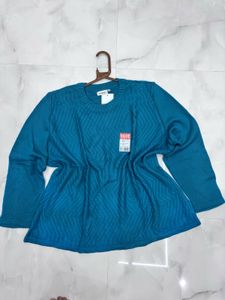 Canda Blue Knit Sweater