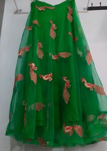 Hi, Iam Selling My New Green Net Skirt