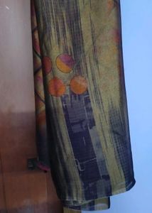 Maroon Patterned Saree