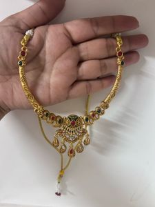 Gold Plated Necklace and Earring Set