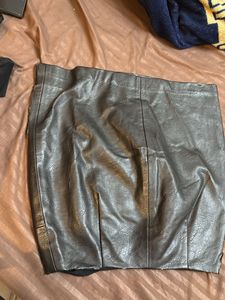 Leather Mini Skirt
