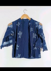 Dark Blue Dress With Coat ( Woman)