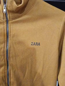 Zara Mustard Zip Up Jacket