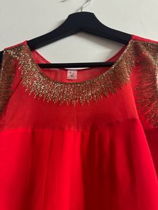 Glazing Red Party Dress