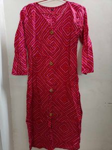 Cotton Pink Kurti