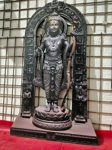 Ram Lalla Wood Print Pasting With Lamination