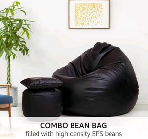 KAM'S LIEU 4XL Bean Bag with Footrest & Cushion