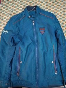 Stylish Blue Casual Jacket