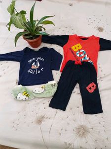 Baby Clothing Set - Shirts &amp; Pants