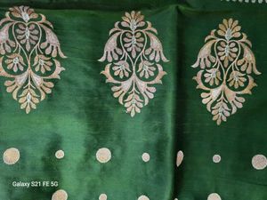 Banaras Type Nice Green Saree