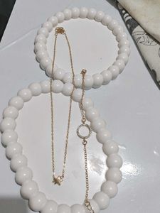 Star Necklace With Bracelets For Women