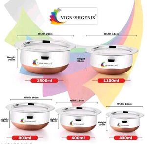 Copper handi Set with Lid❤️