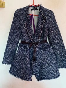 Chic Tweed Style Coat