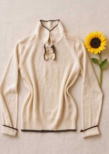Vintage Inspired Cream/Beige Sweater
