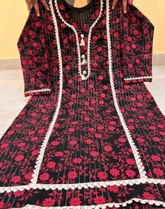 Floral Print Kurta Set