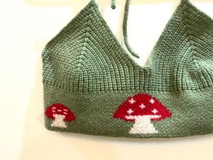 Cute Pinteresty Green Bralette Top