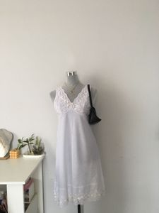 Aesthetic White Cotton Dress