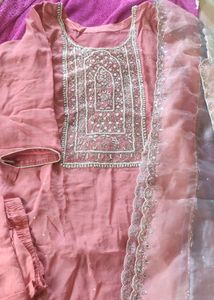 Organza Dupatta Redimade Dress😻
