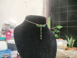 Emerald Green Beaded Necklace