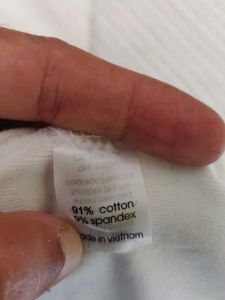 White V-Neck T-Shirt