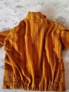 Striped Mustard Jacket