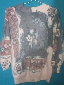 Floral Pattern Sweater
