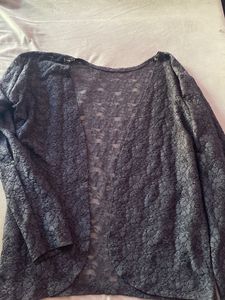 Black Net Shrug
