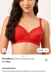 Dressberry Lace Bra 3 Pack Set On Sale!