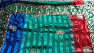 Elegant Embroidered Saree