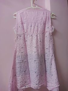 Light Pink And Blue Top For Girls