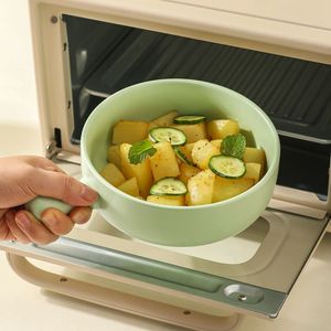 Meadow Ceramic Bowl with Handle - Matte Finish