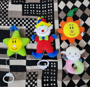 Soft Toys For New Born And Kids Unisex - 4 Pc