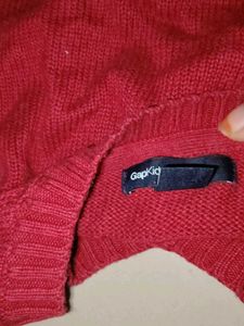 Red Knit Sweater