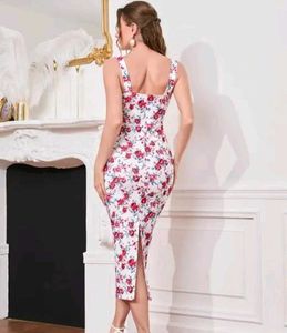 Women floral bodycorn pencil Dress