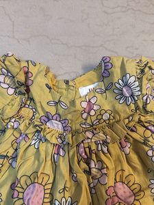 Floral Print Puff Sleeve Dress