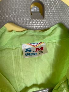 GREEN COTTON KURTA FOR BOYS